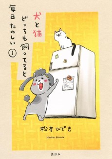 Cover Art for Inu to Neko Docchi mo Katteru to Mainichi Tanoshii